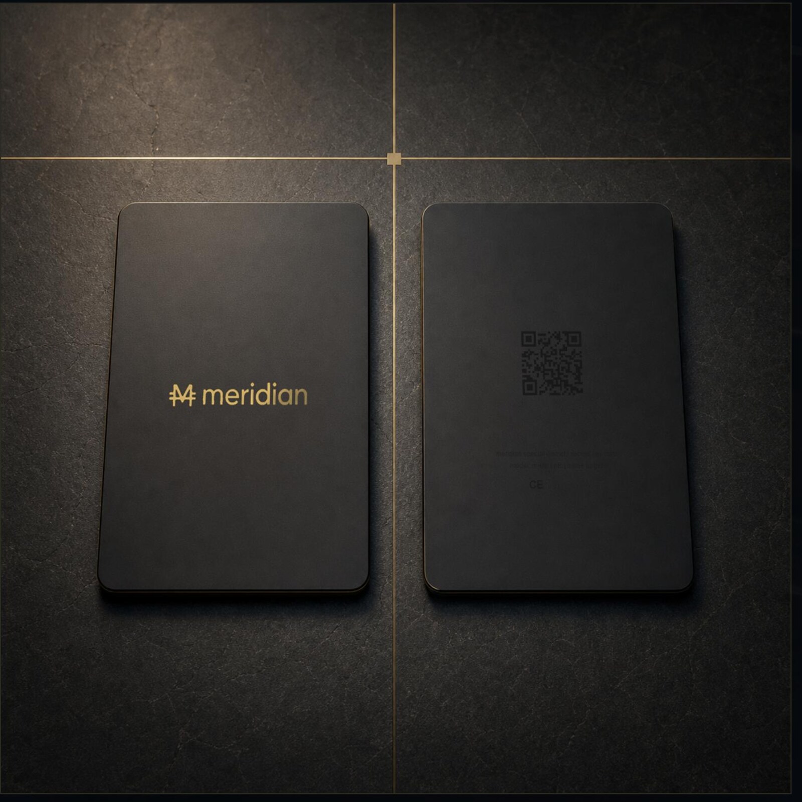 M Tap 无屏 NFC 凭证卡正反面设计方案图
